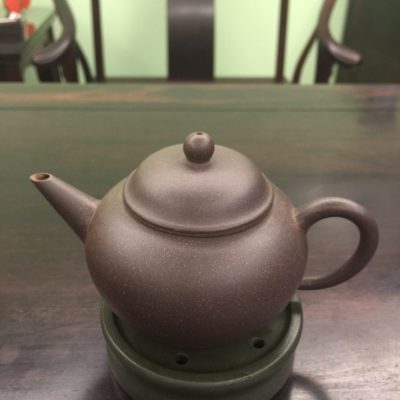 Small Dark Purple Clay Yixing Teapot